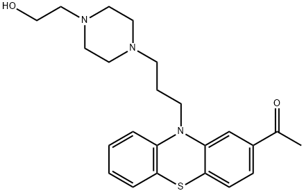 乙酰奋乃静, 2751-68-0, 结构式