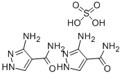 3-氨基-4-甲酰胺基吡唑半硫酸盐, 27511-79-1, 结构式