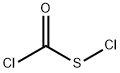 クロロカルボニルスルフェニルクロリド 化学構造式