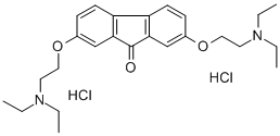 Tilorone dihydrochloride Struktur