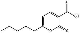 2-OXO-6-PENTYL-2H-PYRAN-3-CARBOXYLIC ACID,  97 Struktur