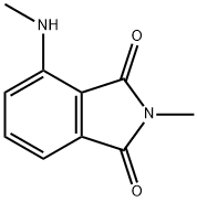 3-(メチルアミノ)-N-メチルフタルイミド 化学構造式
