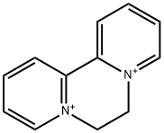 5,8-ジデヒドロ-6,7-ジヒドロジピリド[1,2-a:2',1'-c]ピラジン-5,8-ジイウム 化学構造式