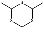 2,4,6-トリメチル-1,3,5-トリチアン 化学構造式