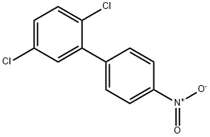 2,5-ジクロロ-4'-ニトロビフェニル 化学構造式