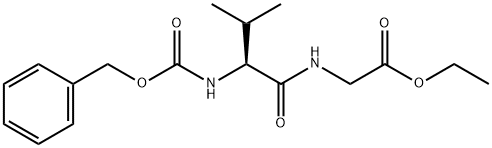 Z-Val-Gly-OEt 化学構造式