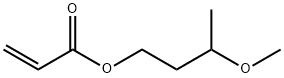 3-メトキシブチル=アクリラート 化学構造式