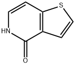 4-羟基噻吩并[3,2-C]吡啶 结构式