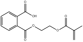 1,2-ベンゼンジカルボン酸水素1-[2-[(2-メチル-1-オキソ-2-プロペニル)オキシ]エチル] 化学構造式