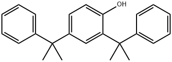 2,4-二(α,α-二甲基苯甲基)苯酚 结构式