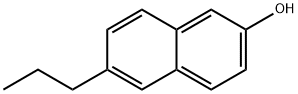 6-プロピル-2-ナフトール 化学構造式