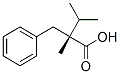 (2R)-2-ベンジル-2,3-ジメチル酪酸 化学構造式