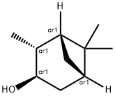 rel-(1β*,5β*)-2β*,7,7-トリメチルビシクロ[3.1.1]ヘプタン-3α*-オール 化学構造式