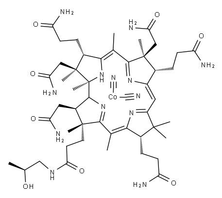 COBINAMIDE DICYANIDE Structure
