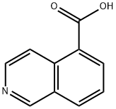 イソキノリン-5-カルボン酸 化学構造式