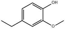 2-メトキシ-4-エチルフェノール 化学構造式