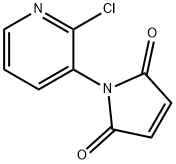 N-(2-氯吡啶-3-基)马来酰胺, 278610-39-2, 结构式