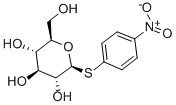 4-硝基苯基 1-硫代-Β-D-吡喃葡萄糖苷 结构式