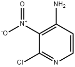 4-アミノ-2-クロロ-3-ニトロピリジン 化学構造式