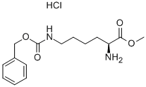 H-LYS(Z)-OME · HCL 化学構造式
