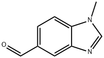 1-甲基-1H-苯并咪唑-5-甲醛 结构式