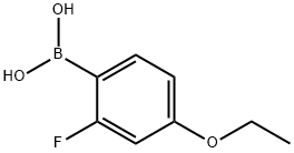 2-氟-4-乙氧基苯硼酸, 279261-82-4, 结构式