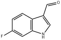 6-フルオロインドール-3-カルボキシアルデヒド 化学構造式