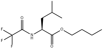 N-(Trifluoroacetyl)-L-leucine butyl ester Structure