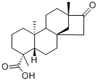 (8β,13S)-13-メチル-16-オキソ-17-ノルカウラン-18-酸 化学構造式