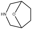 8-氧-3-氮杂二环[3.2.1]辛烷盐酸盐 结构式