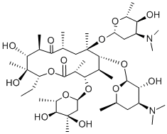 メガロミシンA 化学構造式