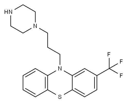 N-Desmethyl Trifluoperazine Dihydrochloride Structure