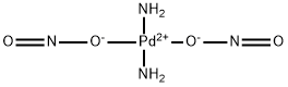 TRANS-DIAMMINEDINITROPALLADIUM(II) Struktur