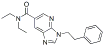 N,N-Diethyl-3-(2-phenylethyl)-3H-imidazo[4,5-b]pyridine-6-carboxamide Structure