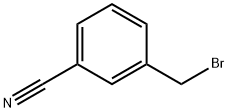 3-ブロモメチルベンゾニトリル 化学構造式