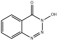 3,4-ジヒドロ-3-ヒドロキシ-4-オキソ-1,2,3-ベンゾトリアジン 化学構造式