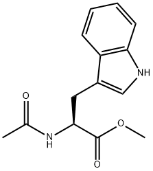乙酰基L-色氨酸甲酯 结构式