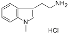 (3-(2-AMINOETHYL)-1-METHYLINDOLE) 2HCL
 Struktur