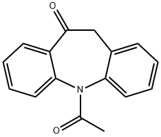 5-Acetyl-5H-dibenzo[b,f]azepin-10(11H)-one Structure