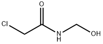 2-クロロ-N-(ヒドロキシメチル)アセトアミド 化学構造式
