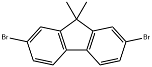 2,7-二溴-9,9-二甲基芴, 28320-32-3, 结构式