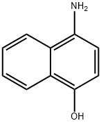 4-氨基-1-萘酚 结构式