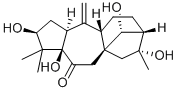 (3-beta,14R)-10,20-Didehydro-3,5,14,16-tetrahydroxygrayanotoxan-6-one Structure