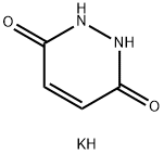 1,2-dihydropyridazine-3,6-dione, monopotassium salt Struktur
