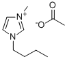 1-丁基-3-甲基咪唑醋酸盐 结构式