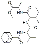 N-(1-Adamantylcarbonyl)-L-Val-L-Ile-L-Ala-OMe Structure