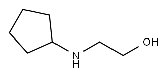 2-CYCLOPENTYLAMINO-ETHANOL Struktur