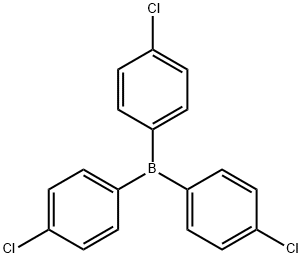 TRIS(4-CHLOROPHENYL)BORON Structure