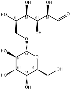 6-[[3,4,5-trihydroxy-6-(hydroxymethyl)oxan-2-yl]oxymethyl]oxane-2,3,4,5-tetrol Struktur