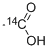 [1-14C]乙酸 结构式
